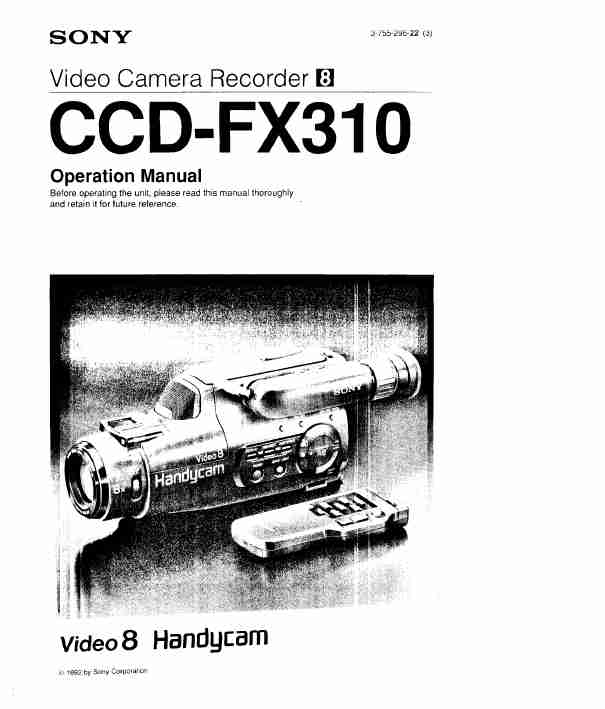 Sony Camcorder Accessories CCD-FX310-page_pdf